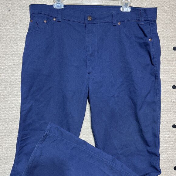 Vintage White Tab Levis Men With A Skosh More Room Navy 549 Jeans 40x32 - Picture 2 of 12